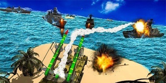导弹发射战舰岛屿战争图2